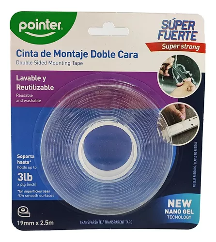 [MF19MM] Cinta Doble Cara Siliconada 19MM X 2.5M