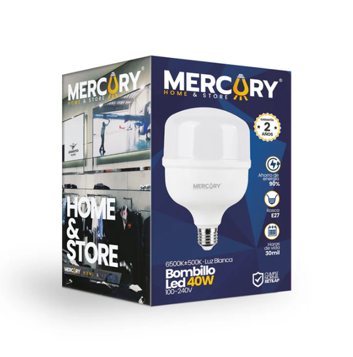[IBL11] Bombillo Led Alta Potencia 40W 6500k Blanco Mercury