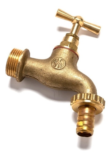 Canilla Jardinera Bronce