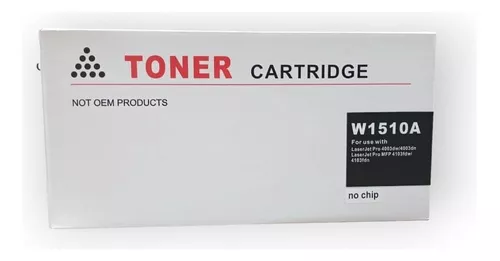 Toner Hp W1510A Negro Con Chip Caja Blanca