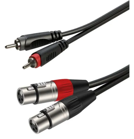 CABLE 2PLUG RCA/2 PLUGXLR MACHO 2 MTS |CA2X2SAC190L2