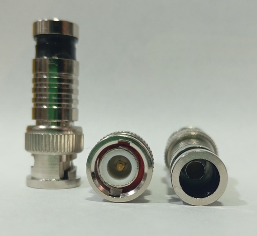 Conector BNC RG6 Compresion