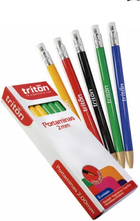 [104009] Portaminas 2.0 Triton Plast Colores Surtidos 