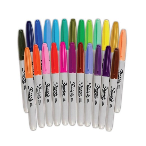 [121143] Marcador SHARPIE Punta Delgada Permanente 1 Unidad 