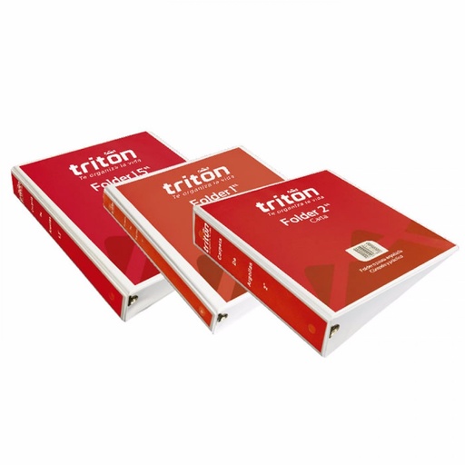 [121514] Carpeta O Folder 3 Aros 1” Carta Tayden
